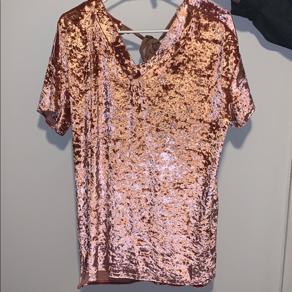 Velvet top